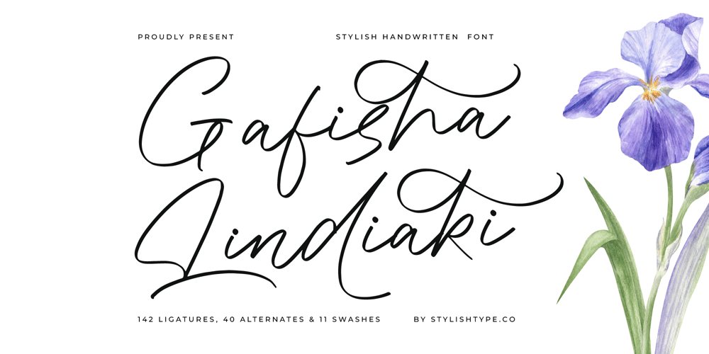Gafisha Lindiaki font