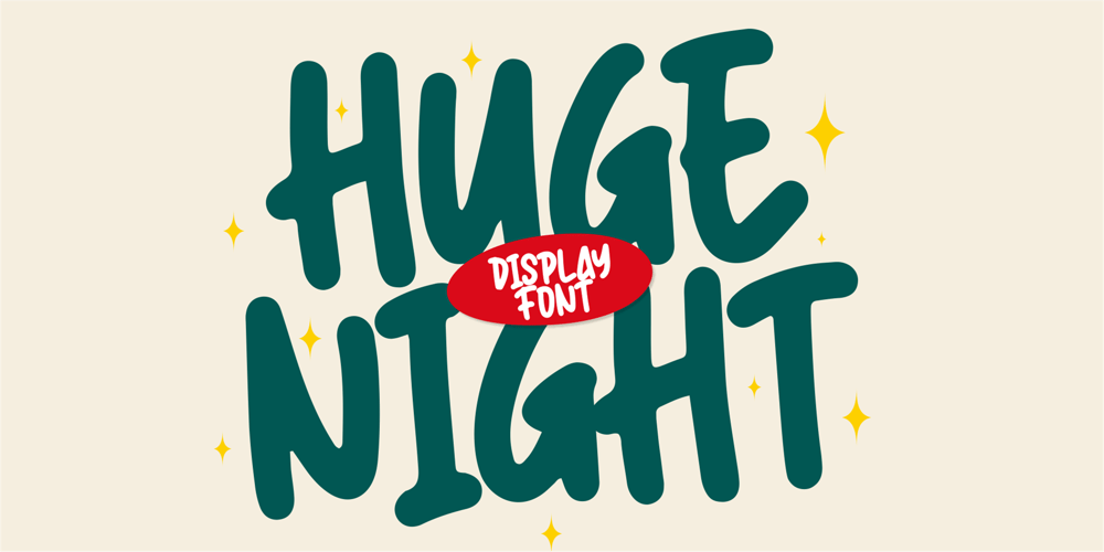 Huge Night font