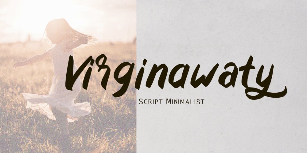 Virginawaty font