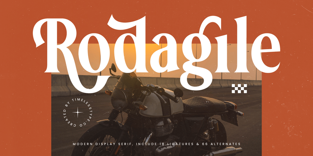 Rodagile font