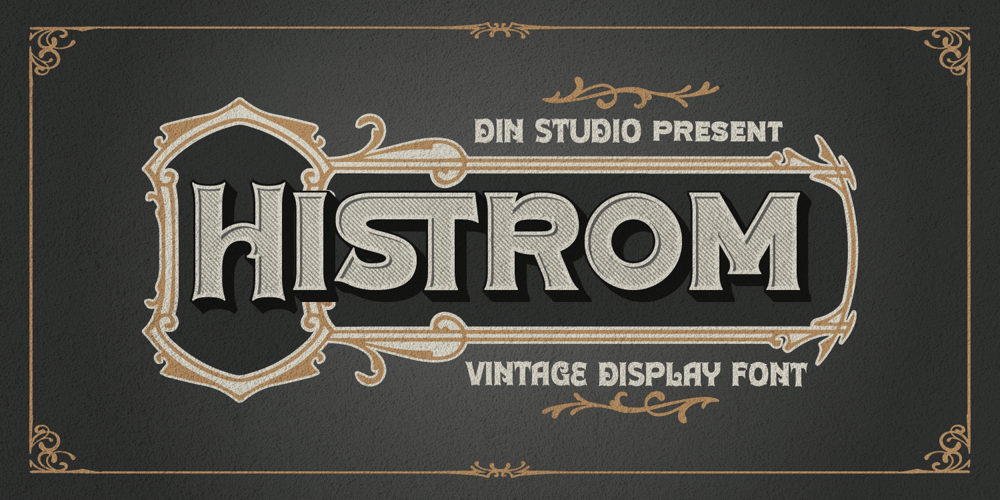 Histrom font