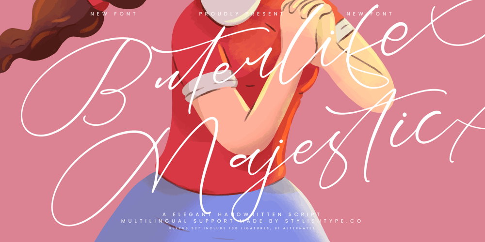 Buterlife Majestic font