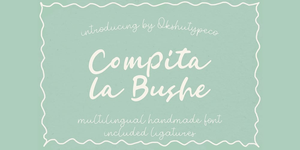 Compita la Bushe font