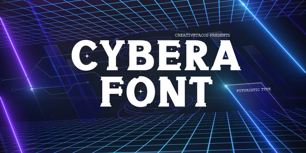 Cybera font