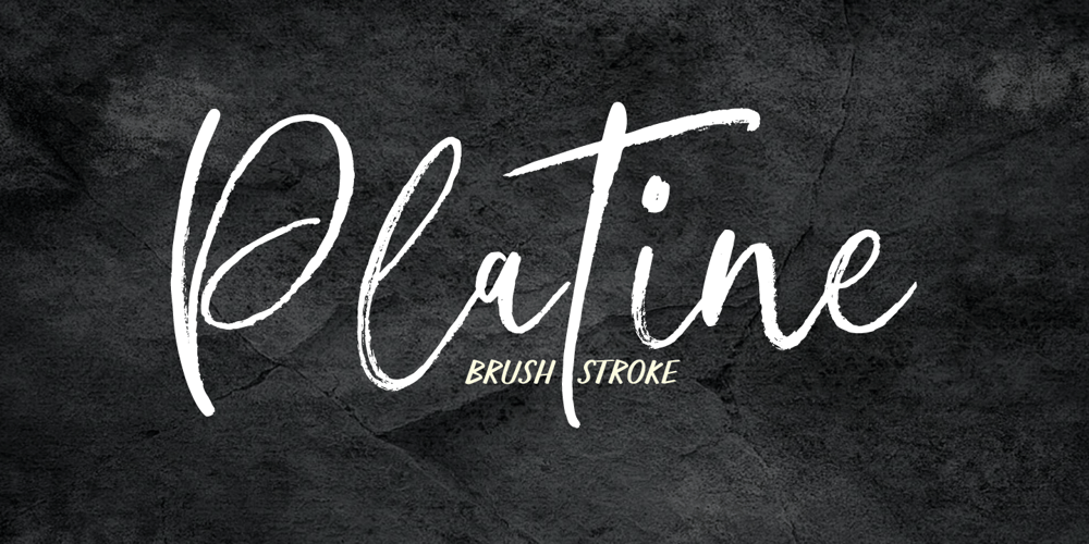 Platine font