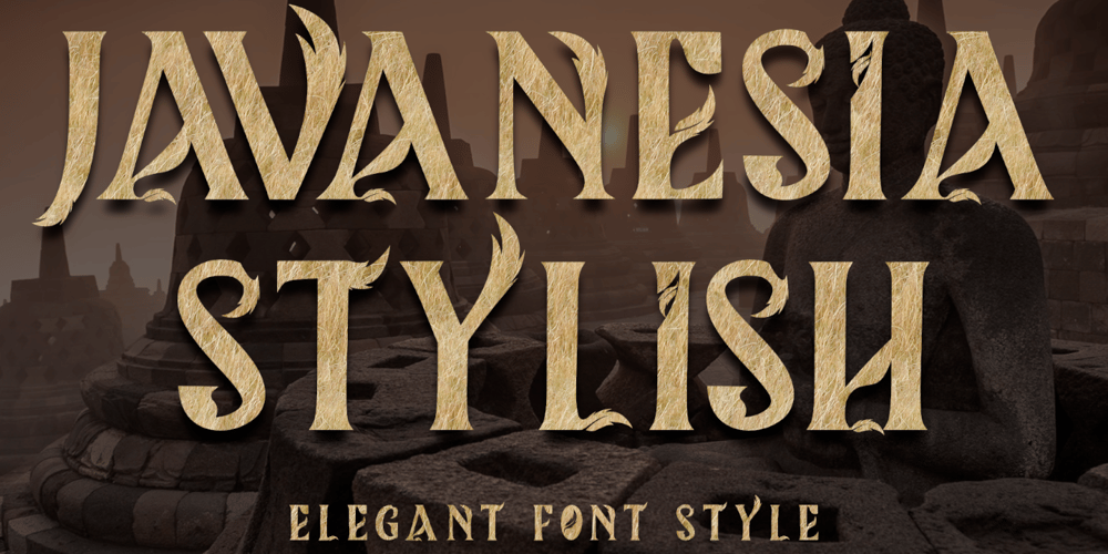 Javanesia Stylish font