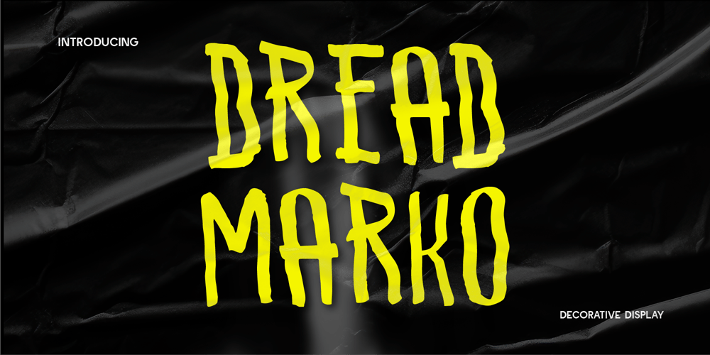 Dreadmarko font
