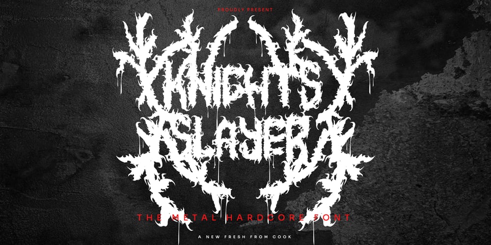 Knights Slayer font