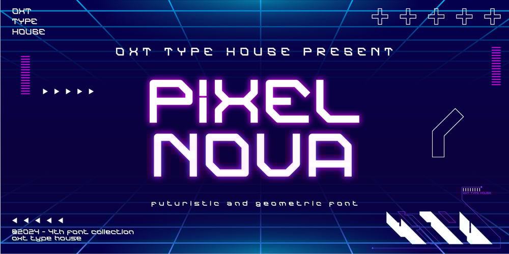 Pixel Nova font