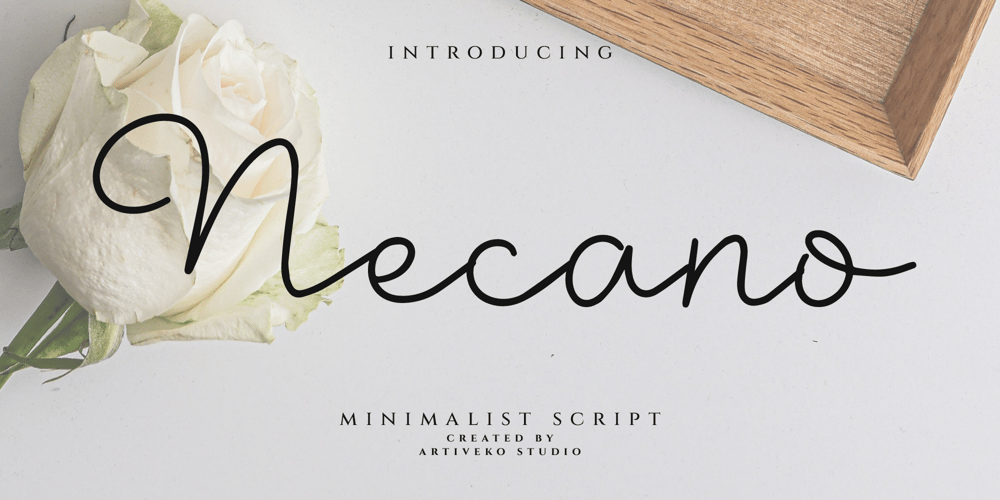 Necano font