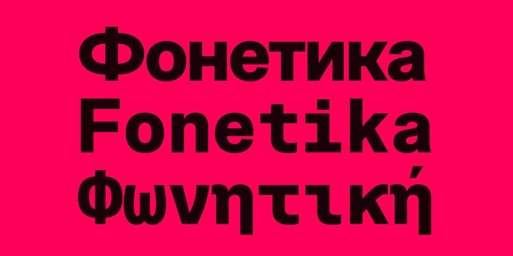Fonetika Mono font