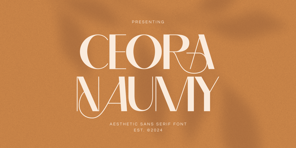 Ceora Naumy font