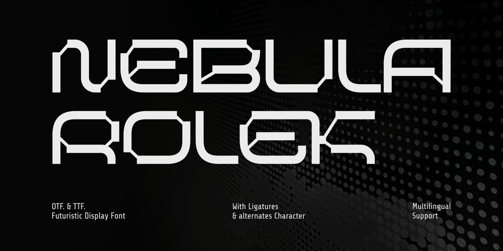 Nebula Rolek font