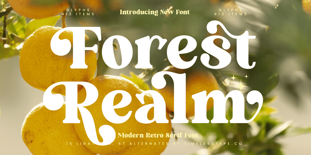 Forest Realm font