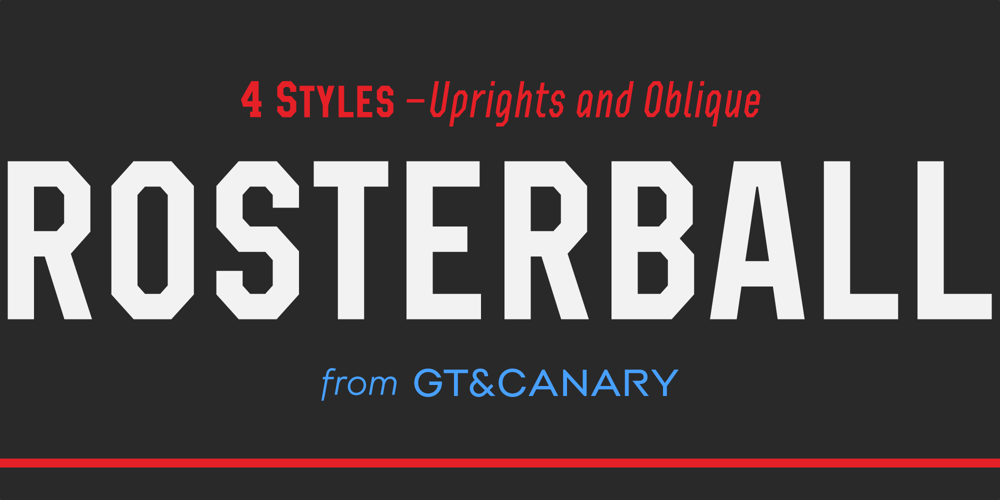 Rosterball font