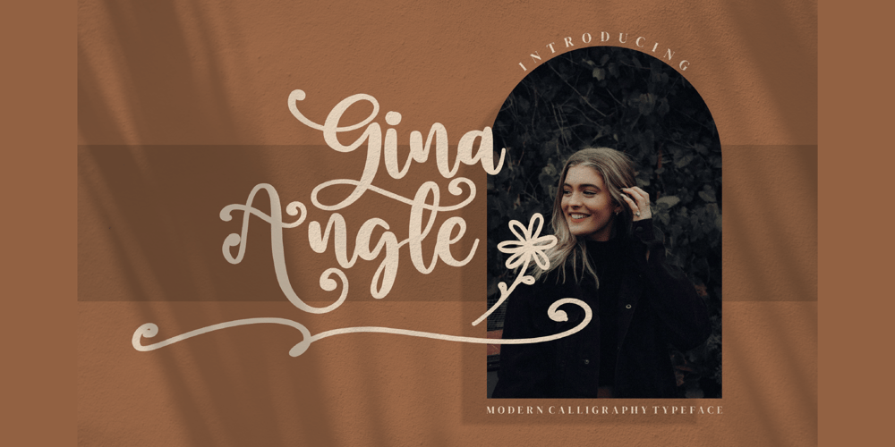 Gina Angle font