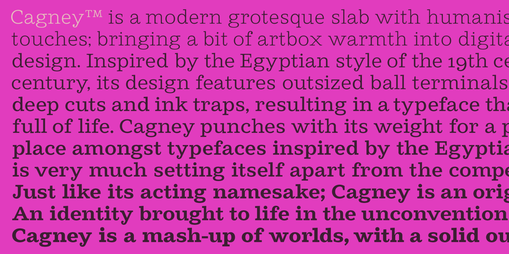 Cagney font