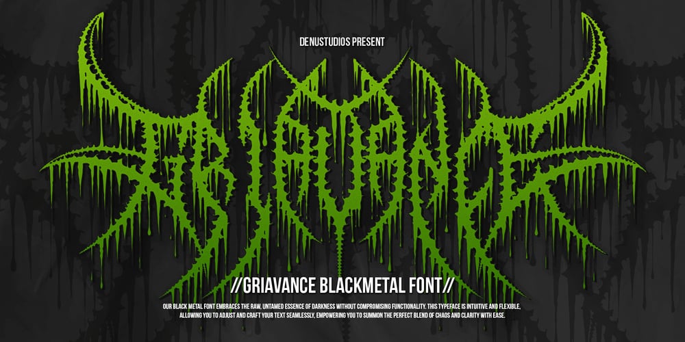 Griavance font