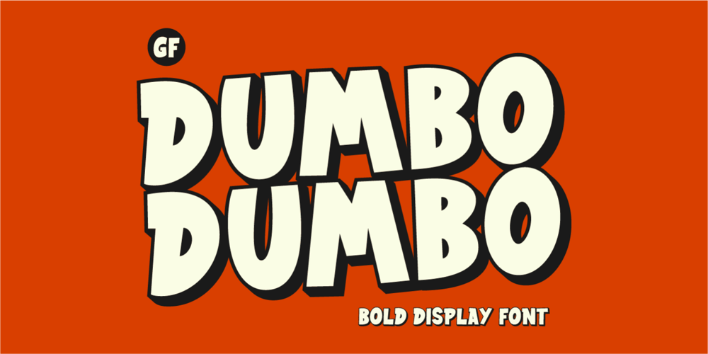 GF Dumbo font