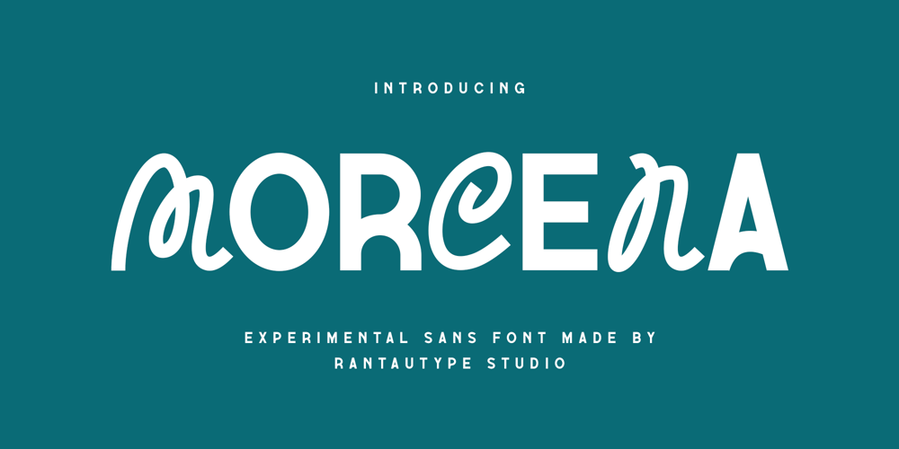 Morcena font