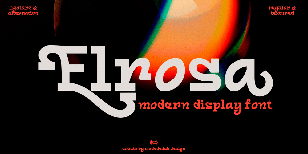 Elrosa font