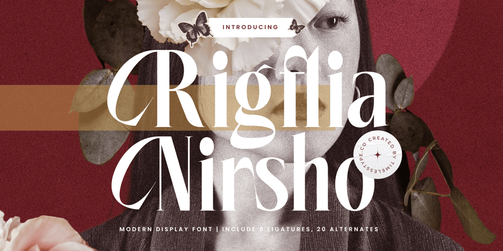 Rigflia Nirsho font