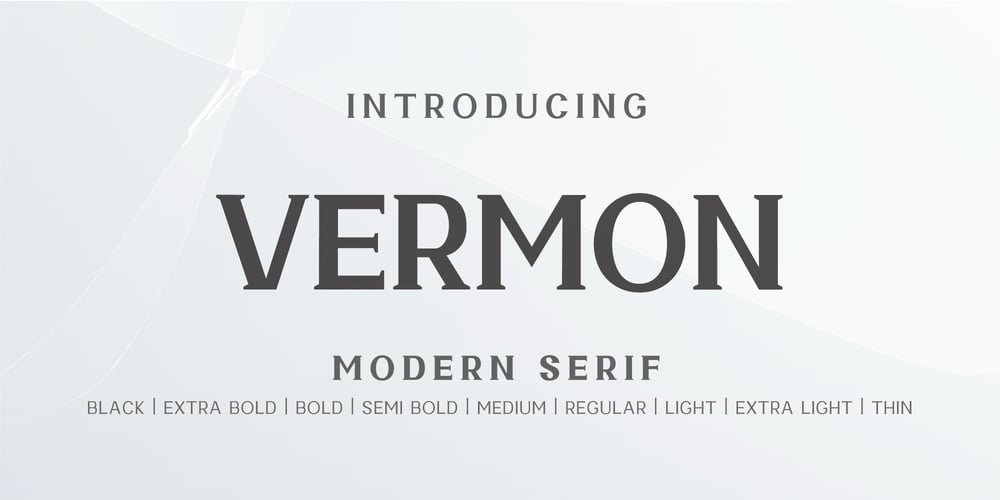 Vermon font