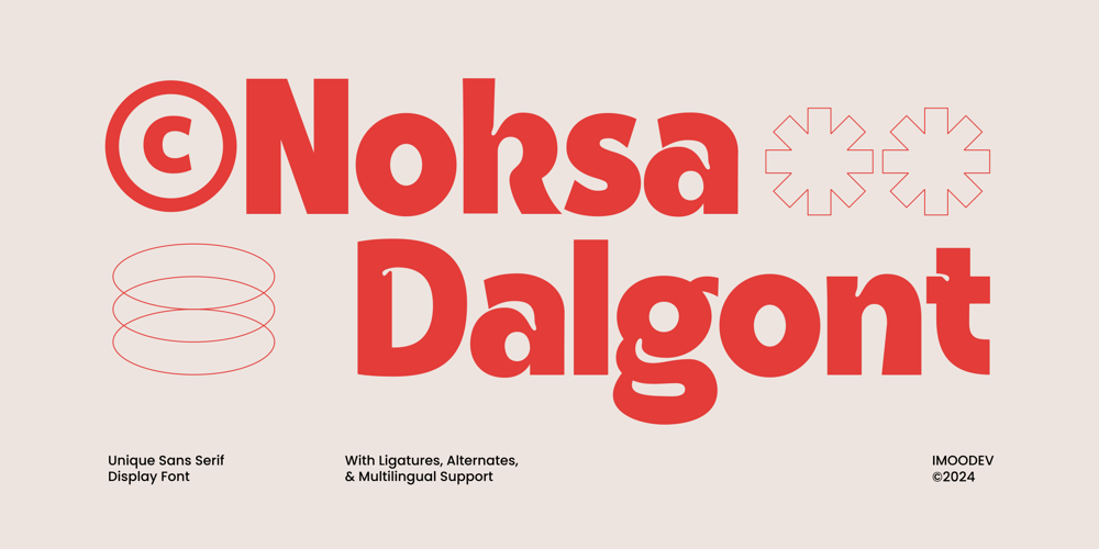 Noksa Dalgont font
