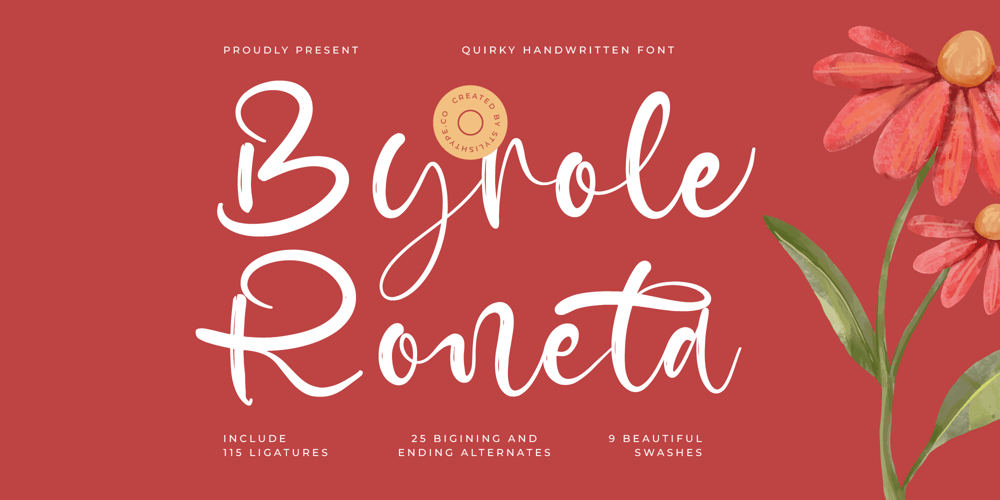 Byrole Roneta font