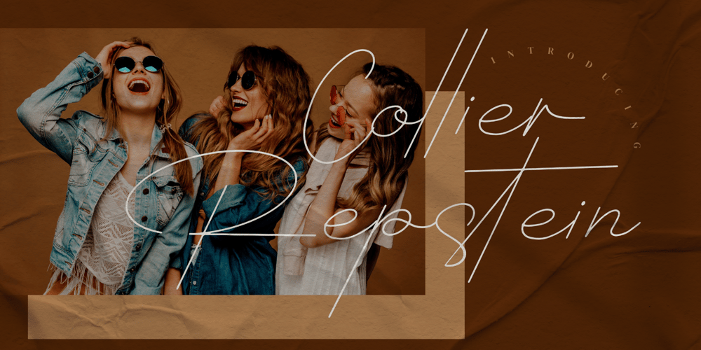 Collier Repstein font