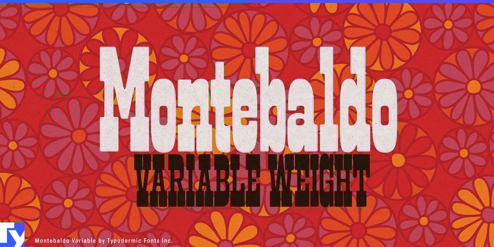 Montebaldo Variable font