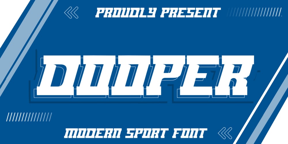 Dooper Sport font