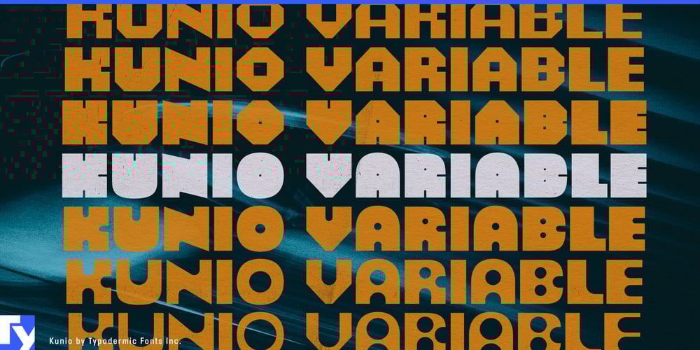 Kunio Variable font