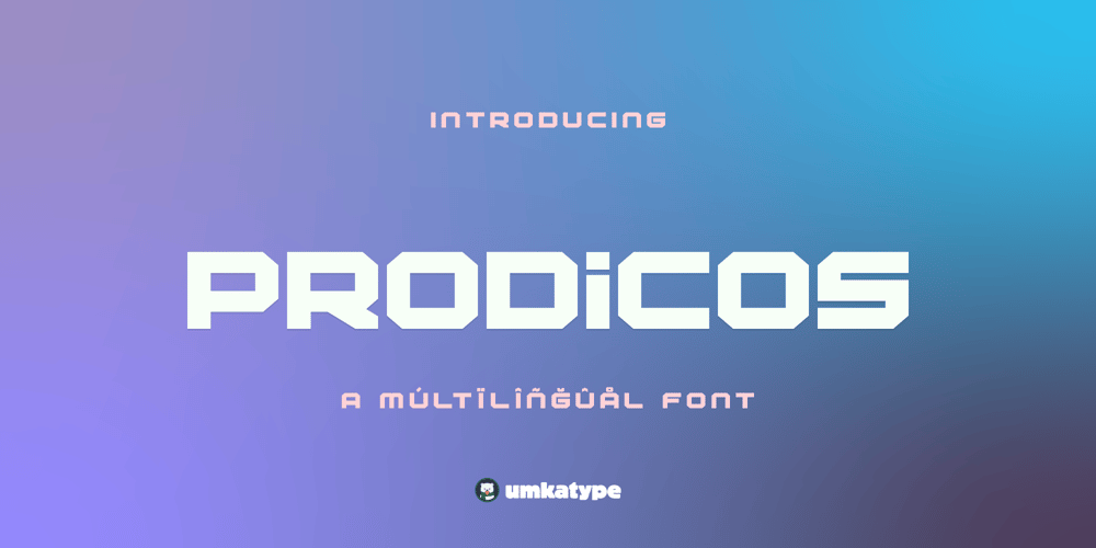 Prodicos font