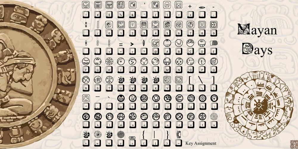 Mayan Days font