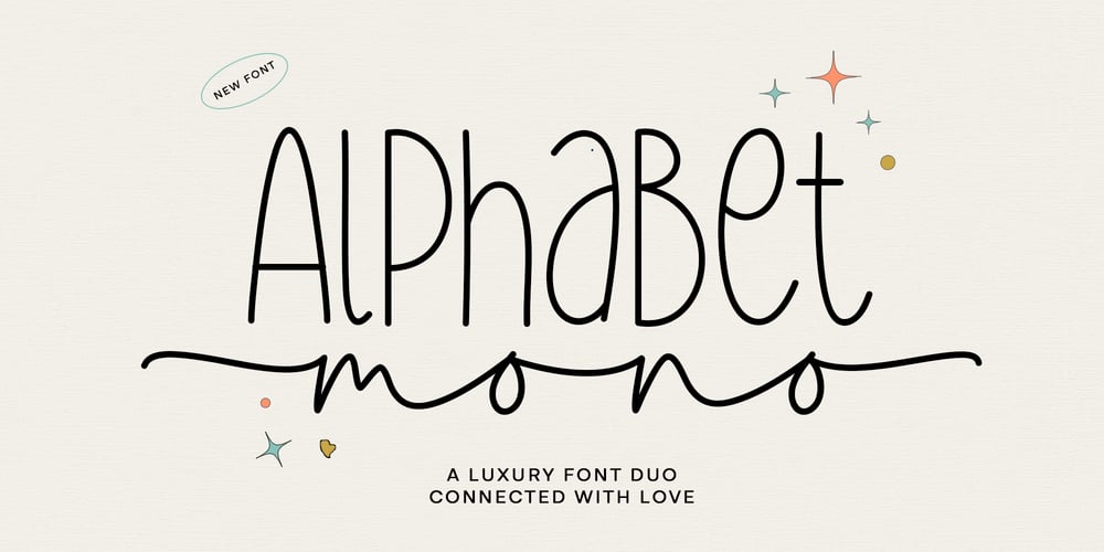 Alphabet Mono font