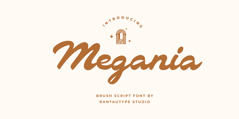 Megania font