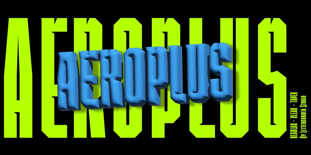Aeroplus font