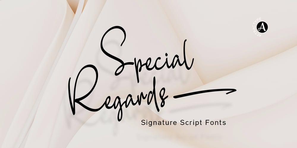 Special Regards font