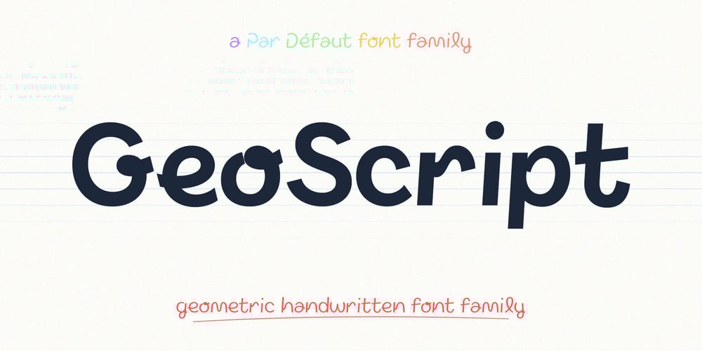 Geo Script font