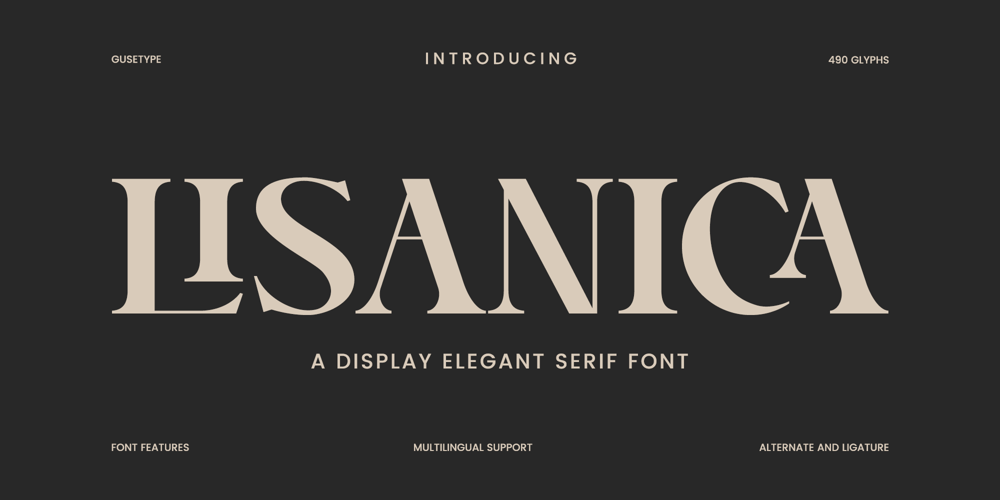 Lisanica font