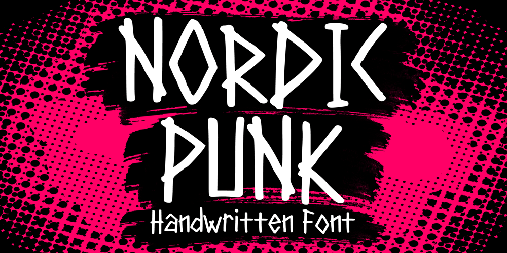 Nordic Punk font