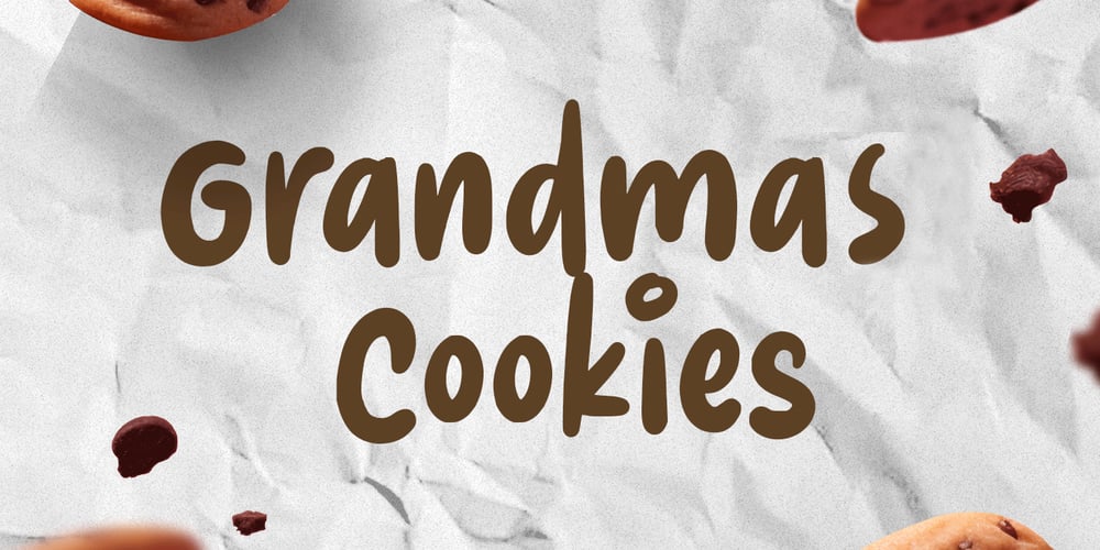 Grandmas Cookies font