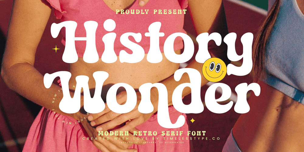 History Wonder font