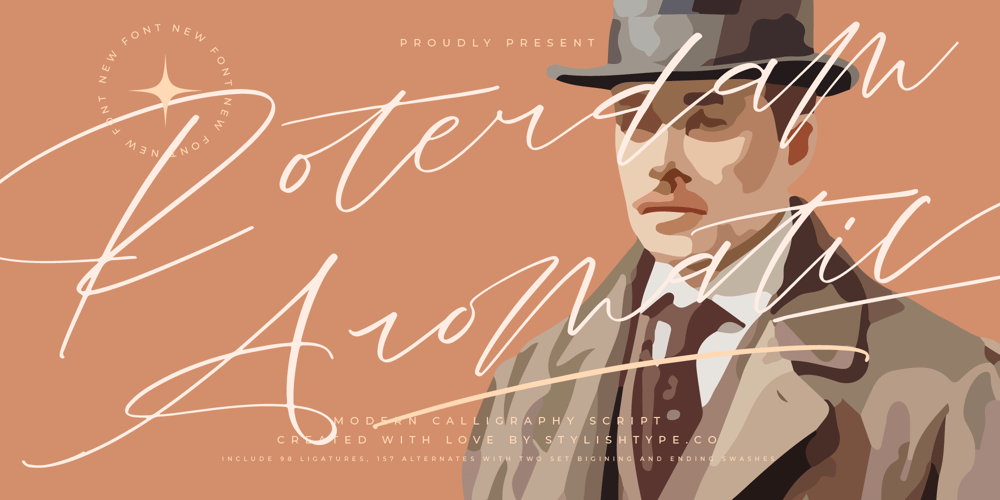 Roterdam Aromatic font