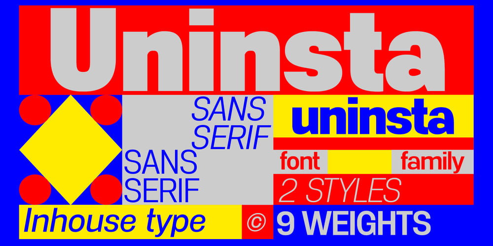 Uninsta font