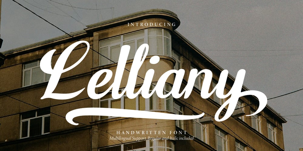 Lelliany font