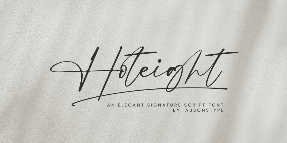 Hoteight font