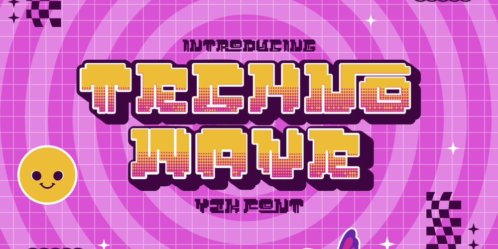 Techno Wave font