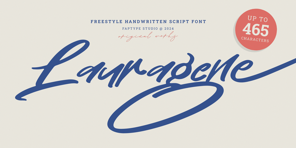 Lauragene font